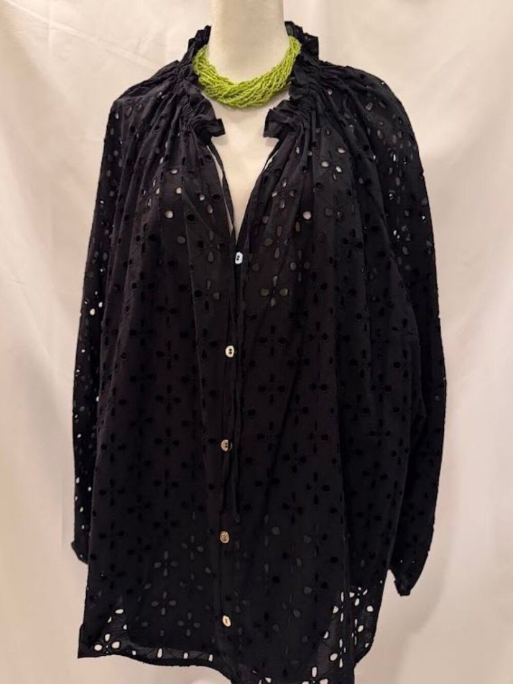 NWOT NINE WEST Black Color Long Sleeves Top & Matching Shell - 3x